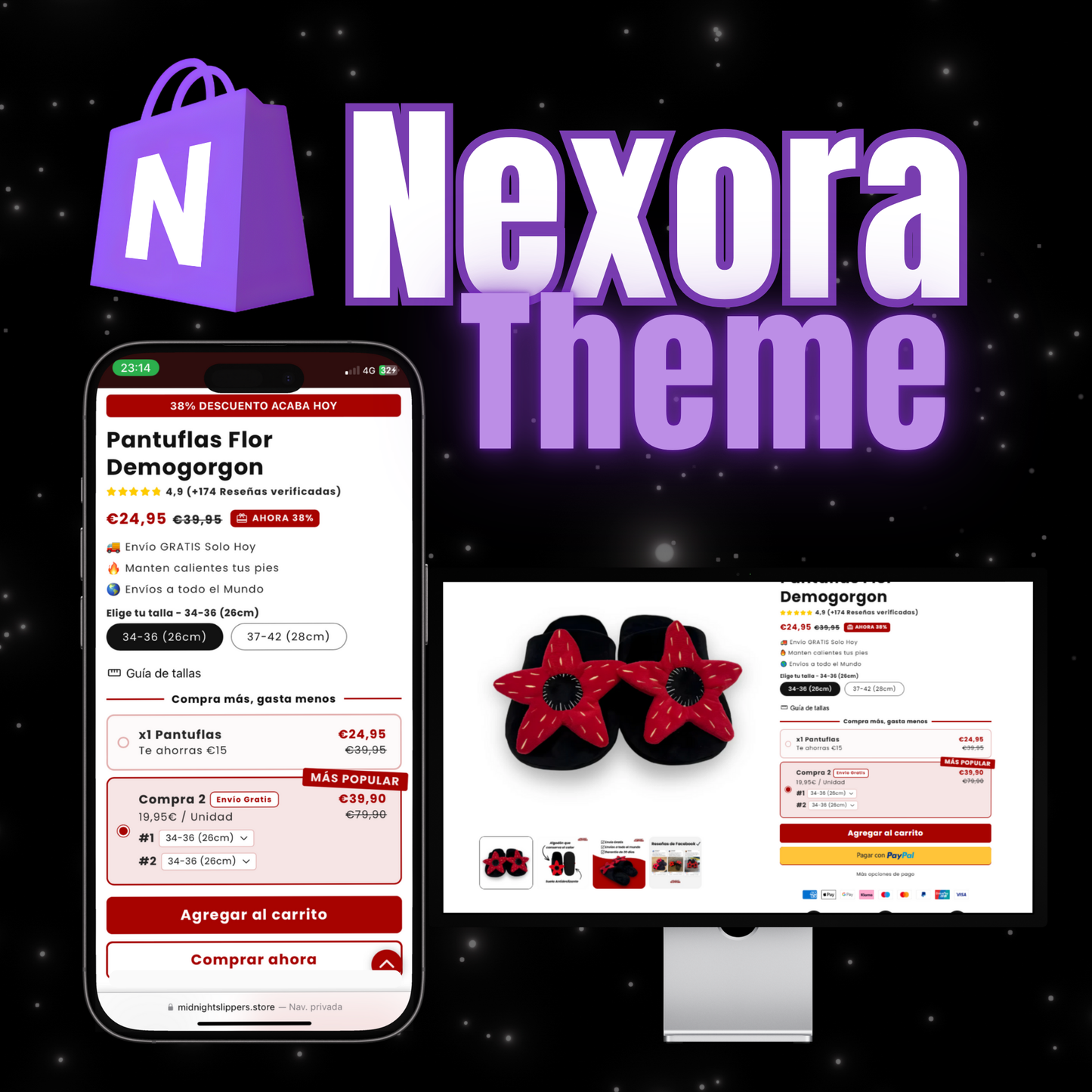 CREACIÓN TIENDA SHOPIFY NexoraTheme