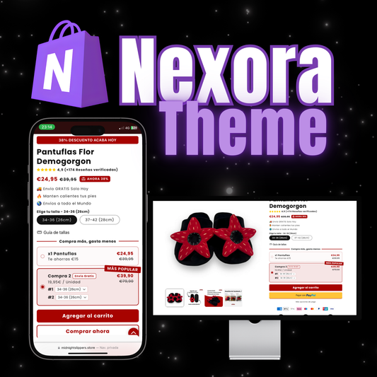 CREACIÓN TIENDA SHOPIFY NexoraTheme